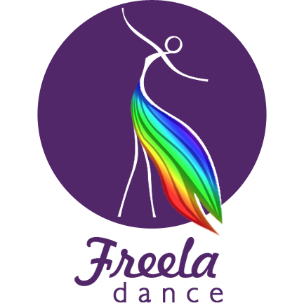 logo freela dance rainbow